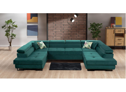 Corner sofa Fabric U-shape Couch Design Upholstery Textile Corner Modern Sofas Living landscape