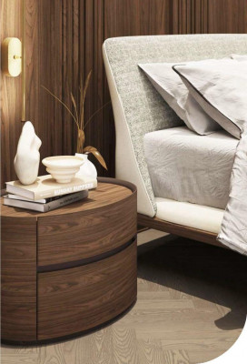 Designer Wood Bedside table Modern Design Real wood Bedroom Furniture