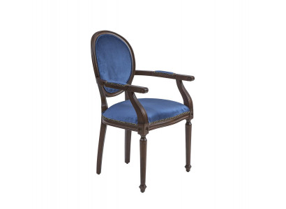 Classic Style new Dining room Chair Upholstered Seat Chair with Armrests Furnishings