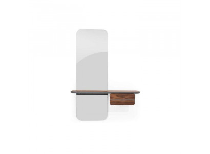 Luxurious Mirror with Shelf for Hall Modern Mirror with Lighting