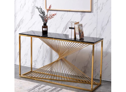 Designer Luxury Console Table Consoles Tables Wood Metal Design Gold