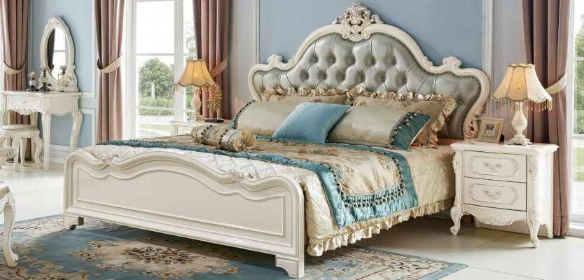 Upholstery Bed Design Bedroom Chesterfield Classic Beds Double Solid wood