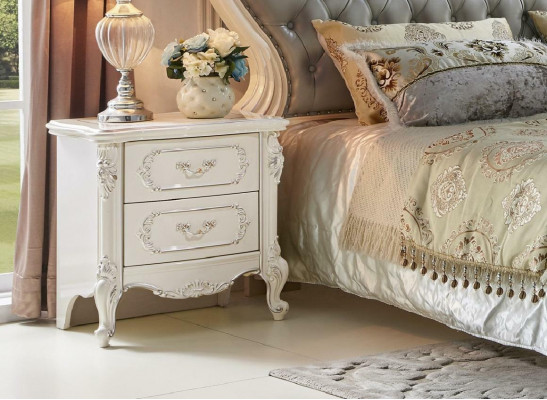 Bedroom Bedside table Bed 6 pcs. Bedroom Set Dressing table Solid wood