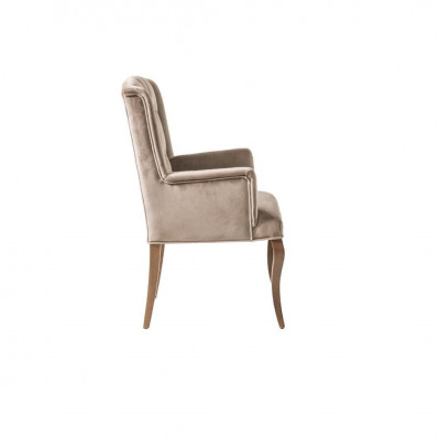 Chesterfield Brown Armchair Upholstered Chair Luxury Armchair Chair Designer Furniture