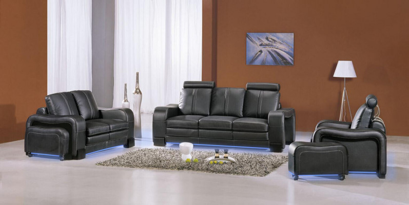 Sofa set Upholstery Sofa Couch Seat Set 3+2 Seater Couches Sofas Leather new