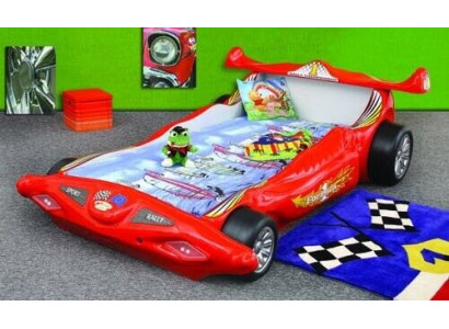 Bed with Mattress Childrens bed CAR BED Childrens room COLOR SELECTION RACING CAR