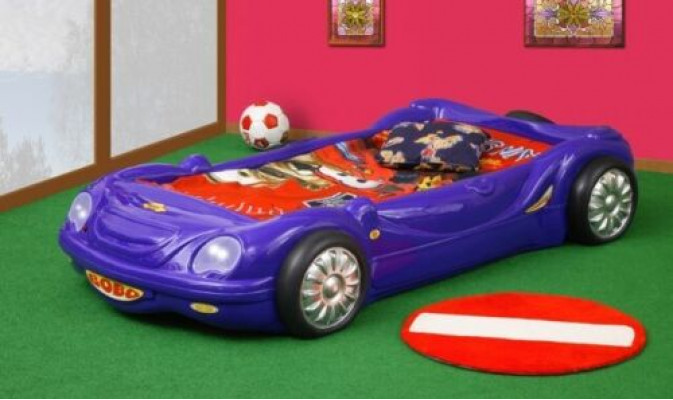 Bed with Mattress Childrens bed Car Bed Beds Sports Car Boys and Girls BOBO