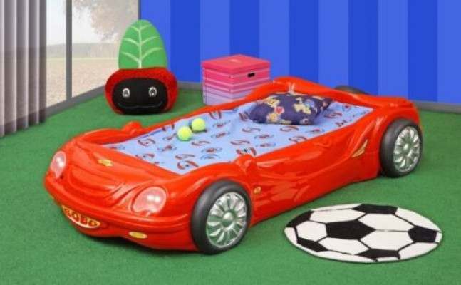 Bed with Mattress Childrens bed Car Bed Beds Sports Car Boys and Girls BOBO