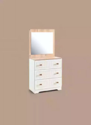 Chest of drawers with Mirror Console Table Furniture White modern in the Bedroom