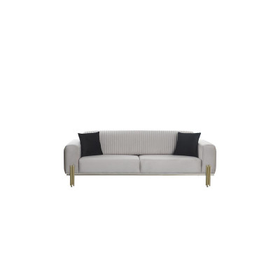 White Three Seater Sofa Modern Couch Upholstered furniture Living room furniture new