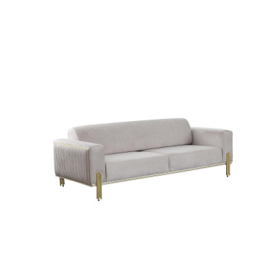 White Three Seater Sofa Modern Couch Upholstered furniture Living room furniture new