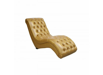 Chesterfield Chaise Longues Sofa Lounger Chaise Club Decorative Relax Loungers Leather