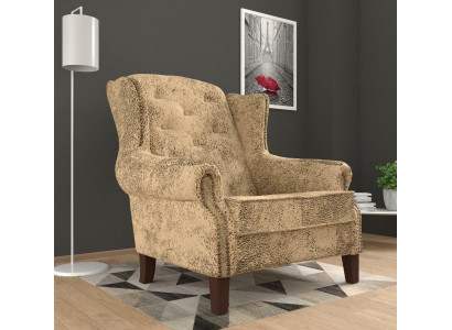 Wing Chair Lounge TV Club Upholstery Seater Armchair Design Couch Sofa