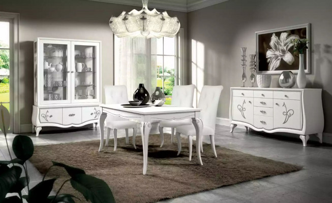 Dining room set Dining table 4 x chairs Dining set dining set sideboard 7 pieces