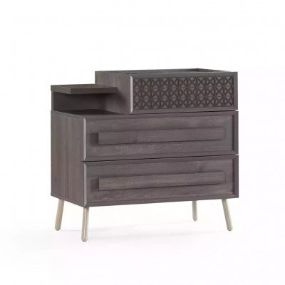 Chest of drawers Wardrobe Wood Chests of drawers Bedroom Sideboard Design Gray Luxury