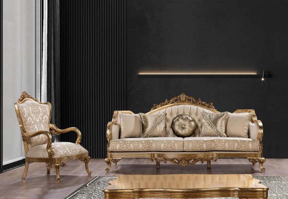 Sofa set Sofa set 4 pieces. Coffee table luxury living room classic designer