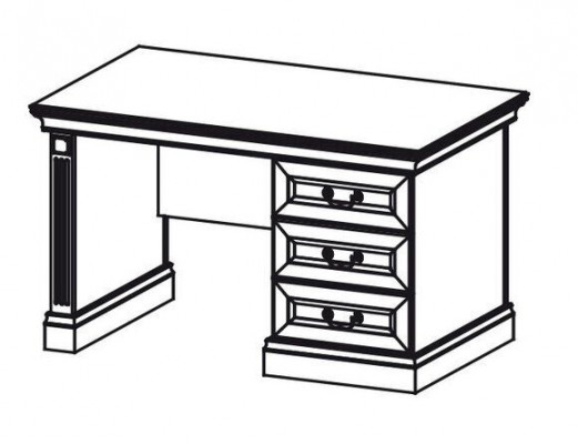 Classic Desk Office furniture Table Office Chef Desks Real wood BA-Sc