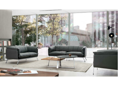 Design Seat Group Suite Office Furnishings Couch Sofa Set 311 Leather