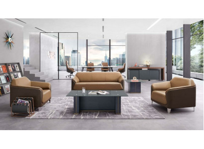 Complete Set Sofa set 3+1+1 Seater + Coffee table Designer Living landscape