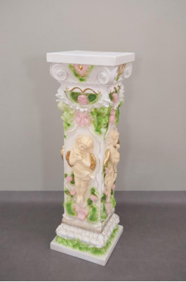 Design column with Amorette 100 cm figures columns base flowers stand statue new