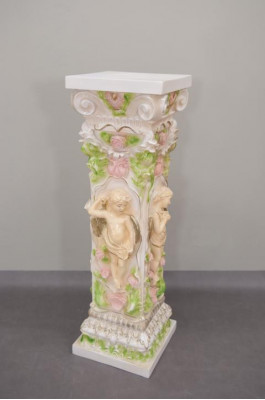 Design column with Amorette 100 cm figures columns base flowers stand statue new