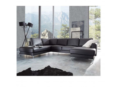 Corner sofa Sofa Couch Upholstery Living landscape Decoration Leather Corner Sofas Suite