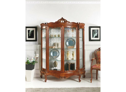 Glass cabinet display case sideboard furniture wooden cabinet xxl showcases luxury wardrobe wood