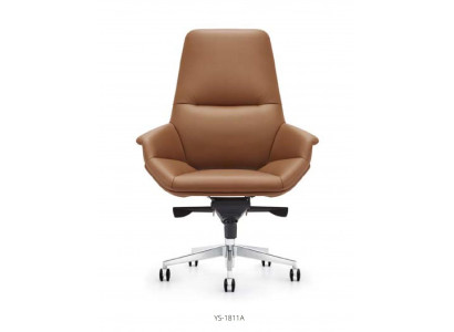 Executive Chair Decorative Armchair Leather Upholstery Office Chair Swivel Computer Chairs Seat