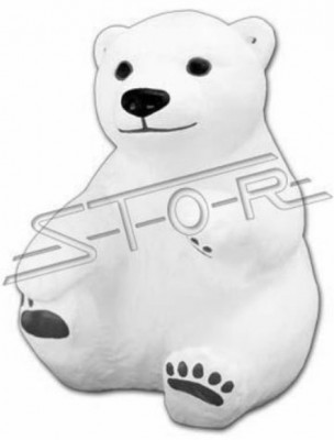 Polar bear figure statue bear garden decoration figures statues decorative figure