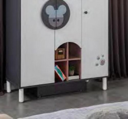 Wardrobe Design Furniture Childrens room Wardrobe Shelf Wood Bedroom new