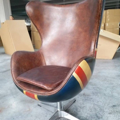 Chair Lounge Chair Vintage Swivel Chair Chef Armchair Lounge Club Leather Jack