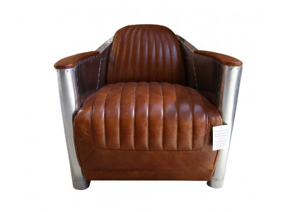 Leather Sofa Sofa Couch Upholstery Single Seat Sofas Couches Airplane Aviator Aluminum