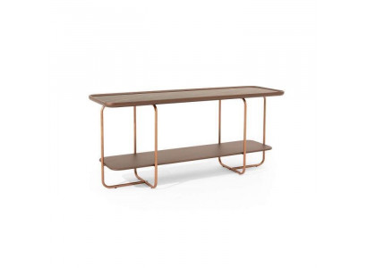 Modern Console table Gold Color with Porcelain Worktop Stylish