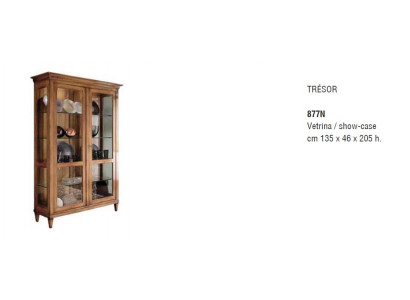 Wardrobe Brown Wood Design Furniture Display case Sideboard Showcases Luxury Glass Cabinets