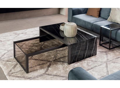 Coffee table Glass Wood Living room table Large Sofa Table Furniture Tables Furnishings