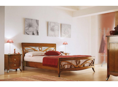 Bed frame e bed frame White Design Classic Double bed Bed Luxury Beds Wood