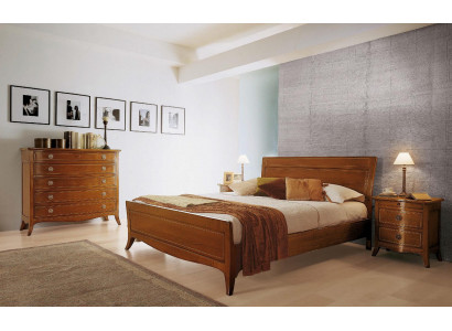 Double bed Bed Luxury Beds Wood Bed frame e Bed frame Brown Design Classic