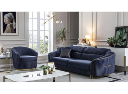 Sofa set 3+1 Seater Furniture Modern Set Design Sofa new 2-piece. Fabric couch