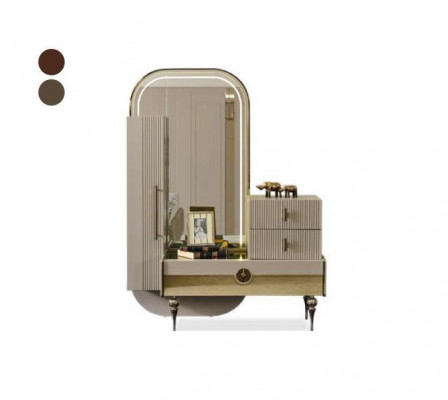 Gold Chests of drawers Set Italian Style Mirror Furniture stainless steel Chest of drawers