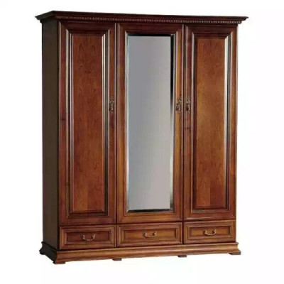 Wardrobe Bedroom Wood Wardrobe Antique Style Baroque Cabinets