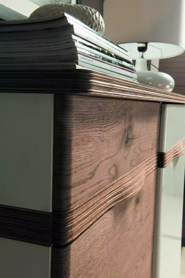 Chest of drawers with 3 drawers sideboard white sideboard wood modern