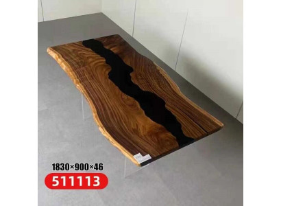 Epoxy Resin River Table Real Wood Black Water Tables Epoxy Furniture new