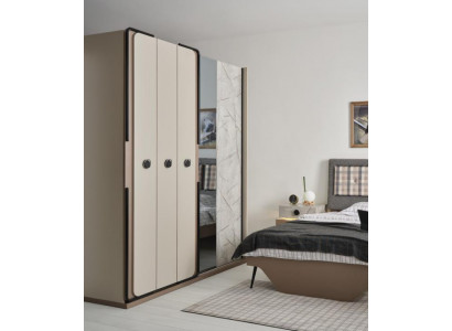 Modern Wardrobe Luxury Wardrobe Wood Cabinets Glass Bedroom new