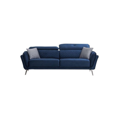 Blue's Textile Sofa Modern Living room Three Seater Luxury 3-Seater Couch