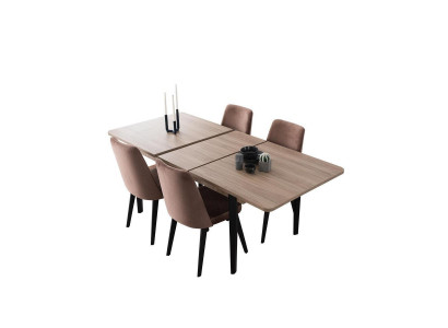 Brown Rectangular Dining table Dining room Furniture Wooden Tables Luxury Furniture