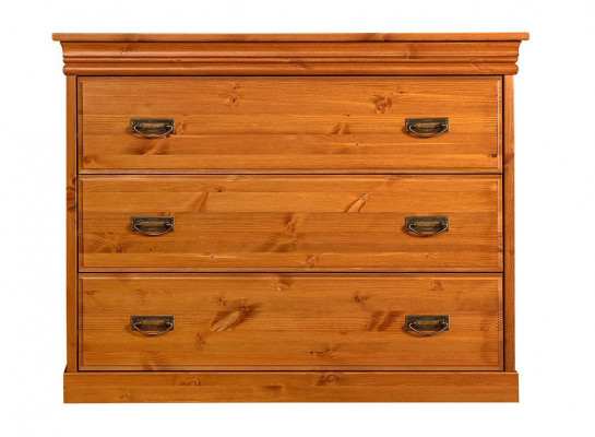 Chest of drawers with 3 drawers Sideboard Sideboard Wood Wardrobe Chests of drawers Brown new