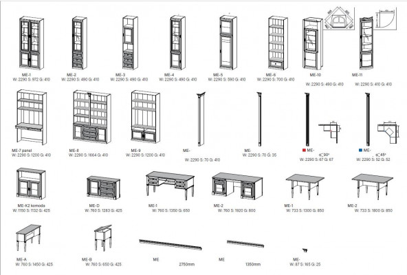 Corner cabinet built-in extension wall cabinets Designer Furniture