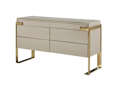 Design Chest of drawers Sideboard Luxury Wardrobe stainless steel Chests of drawers lowbaord Furniture Wood