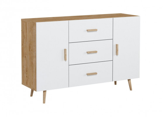 Chest of drawers Shelf 140cm Cabinets Shelves Storage High Gloss new Chest of drawers Sideboard