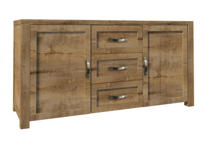 Buffet Sideboard Chest of drawers Wood Handcraft Wood Country House Sideboard Chests of drawers 2 pcs.